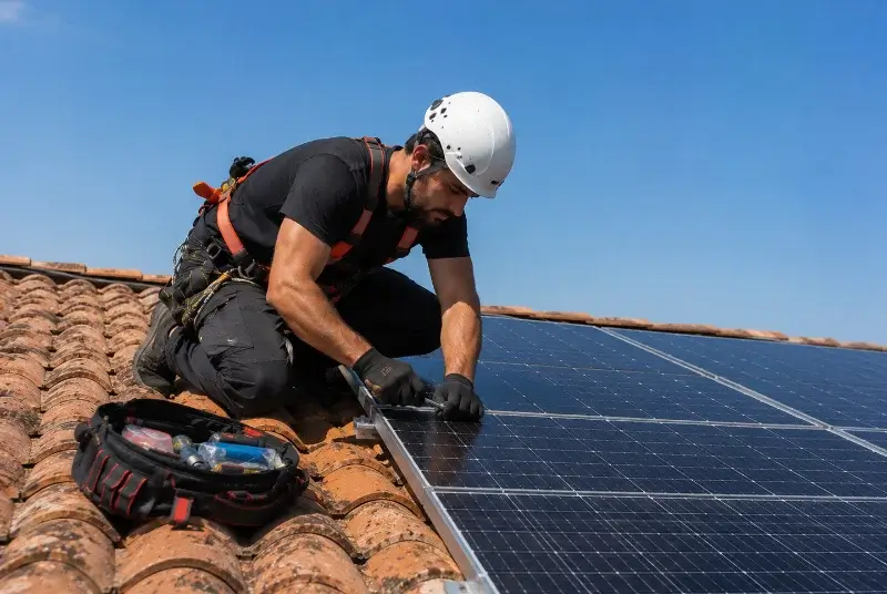 Maintenance et monitoring de panneaux solaires à Reyvroz